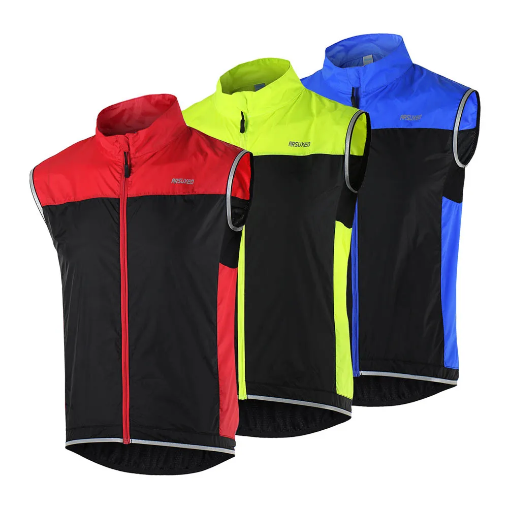 

New Sale Cycling Vest Bicycle Jersey Windproof Waterproof Running Vest MTB Bike Bicycle Reflective Clothing Sleeveless Cycling