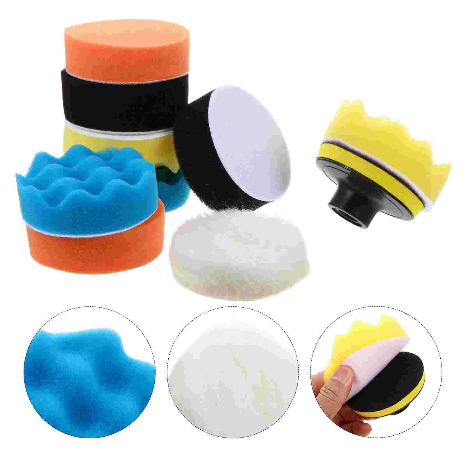 

25pcs Car Polisher Premium Sturdy Durable Polisher Polishing Pad for Vehicle Car