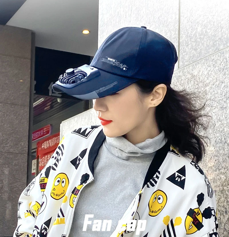 

Кепка с USB-зарядкой для мужчин и женщин, регулируемая бейсболка с охлаждающим вентилятором, для активного отдыха, пляжа, походов, с 2 скоростя...