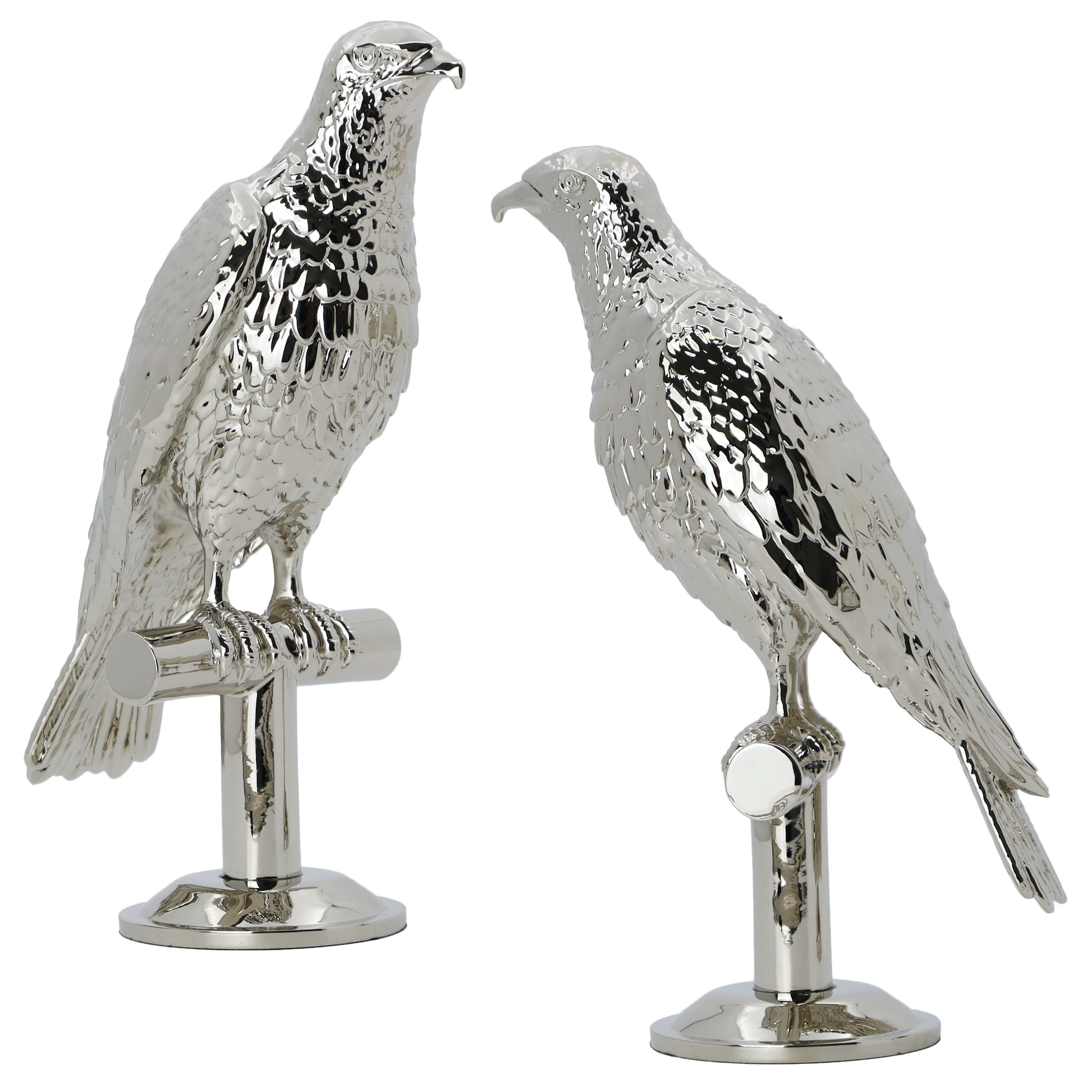 Эксклюзивный заводской заказ высокое качество металлический серебряный орел