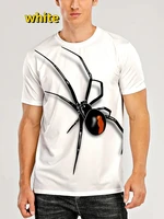 novelty horror animal spider 3d printing t shirt fashion casual short sleeve funny tee tops