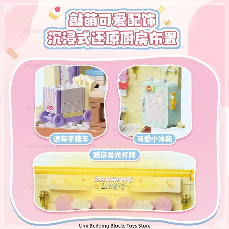 ZANMANG LOOPY милая серия Life сюрприз кухонный дневник красоты периферийные игрушки