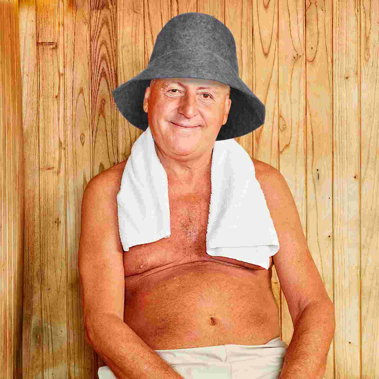 Шапка для сауны шляпы-ведра женщин шерстяная шапка меховая женская черная