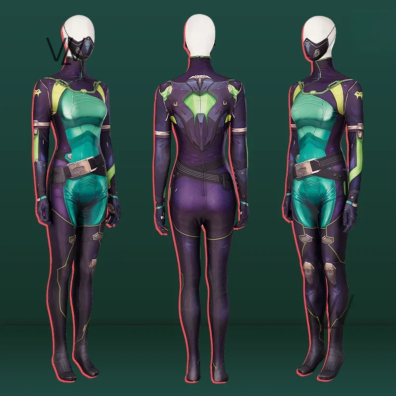 Женский костюм для косплея по мотивам игры валорант