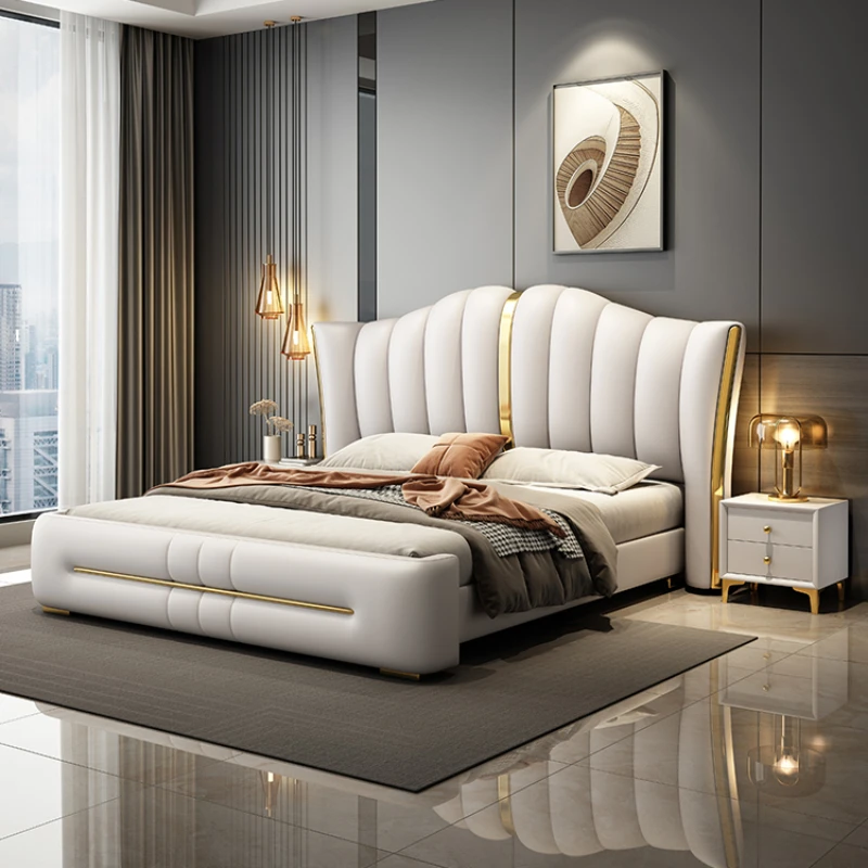 Каркас для конференций Двуспальная кровать размера King Size Роскошная двуспальная