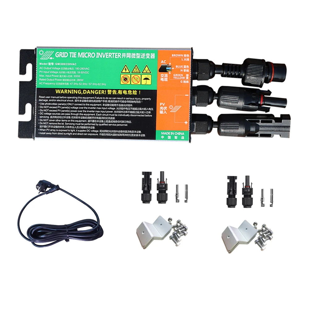 

300W 600W Solar Grid Tie Micro Inverter GMI series Solar PV on grid inverter AC110/220V Waterproof IP55