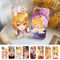 anime the helpful fox senko san phone case for iphone 11 12 13 mini pro max 8 7 6 6s plus x 5 se 2020 xr xs case shell