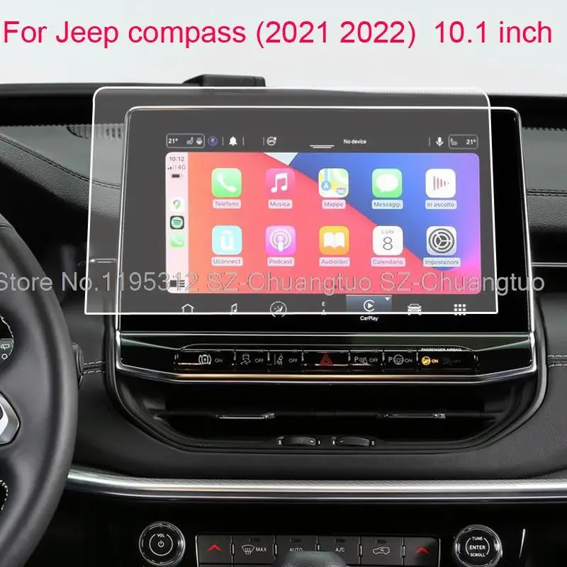 

Фотопленка для Jeep compass 2021, 2022, 2023 дюйма, GPS-навигация, ЖК-экран, пленка против царапин