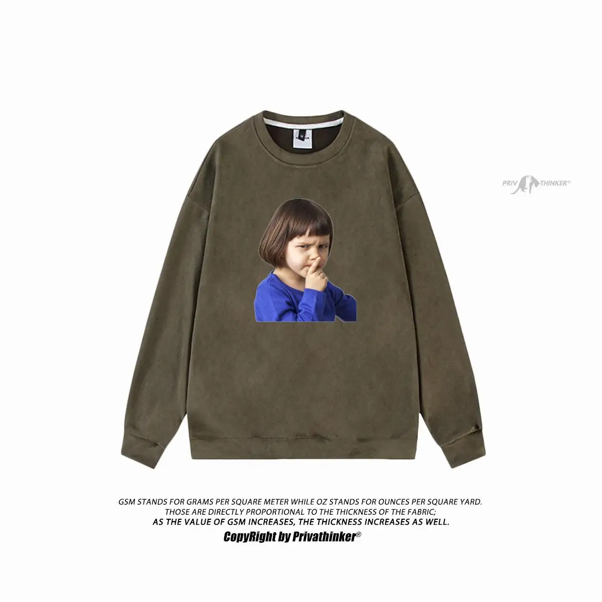 

Quality Suede Man Casual Loose Tops Keep Quiet Cute Girls Graphic Mens Sweatshirts Korean Unsiex Pullovers Round O neck Hoodies