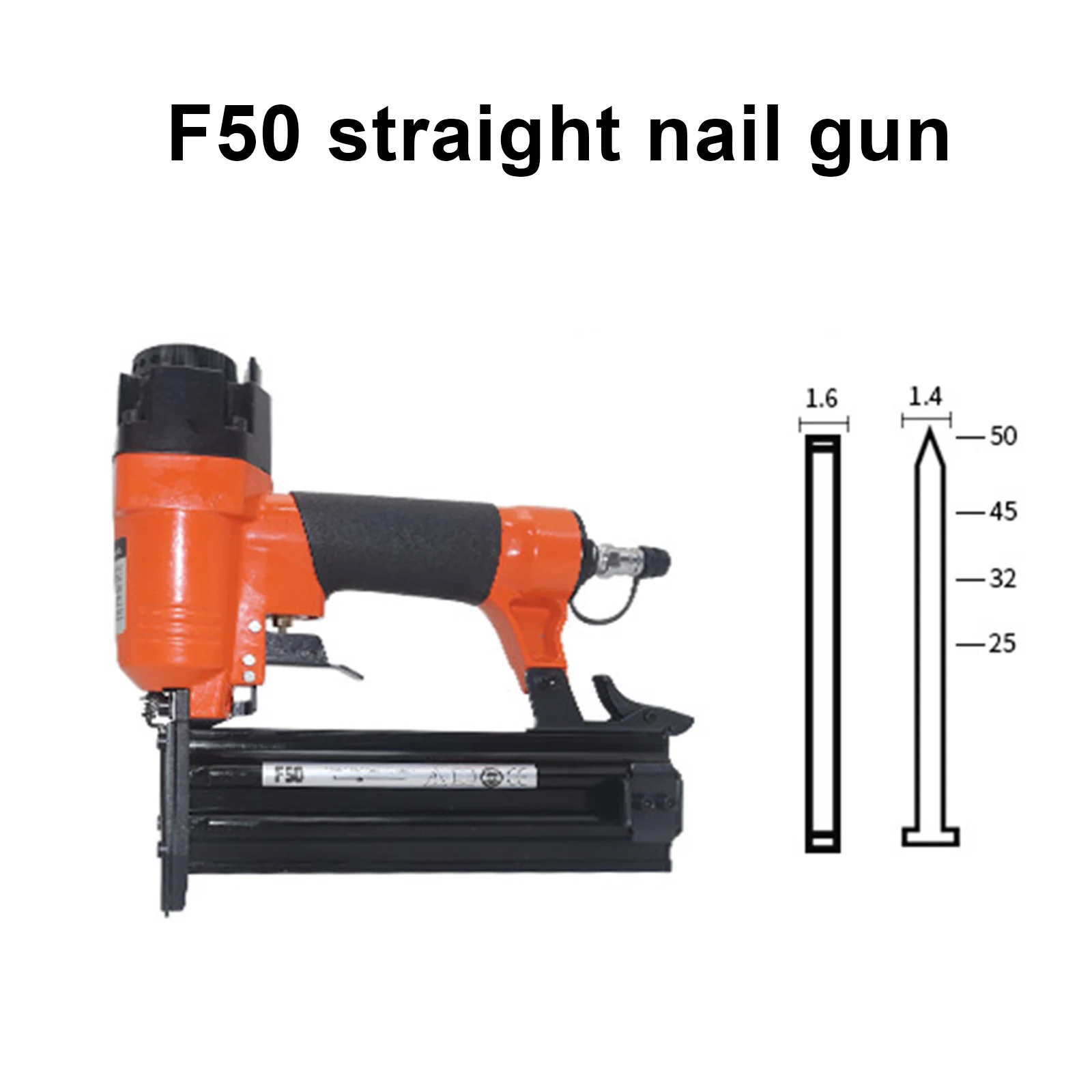 

Framing пневматические гвозди пистолет Nailer F50 воздушные гвозди пистолет для мебели обработки древесины