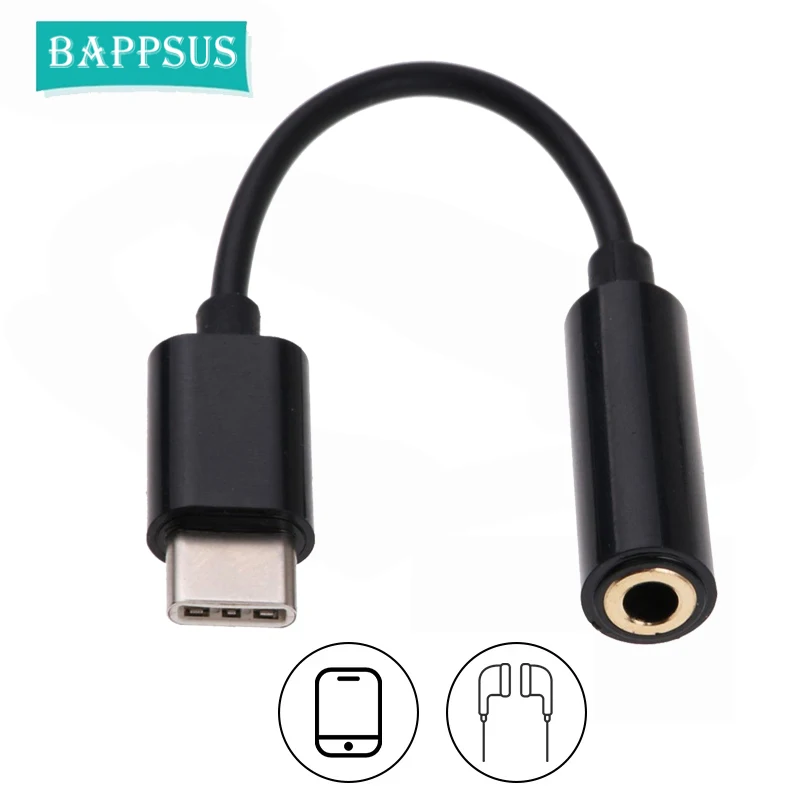 Кабель-адаптер для наушников Xiaomi 3 5 мм AUX Usb 1 Type C Huawei разъем портативный