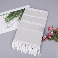 turkish tassel bath towel soft terry cloth striped adult beach towels travel camping shawl sunscreen tassel tapestry 100x180cm