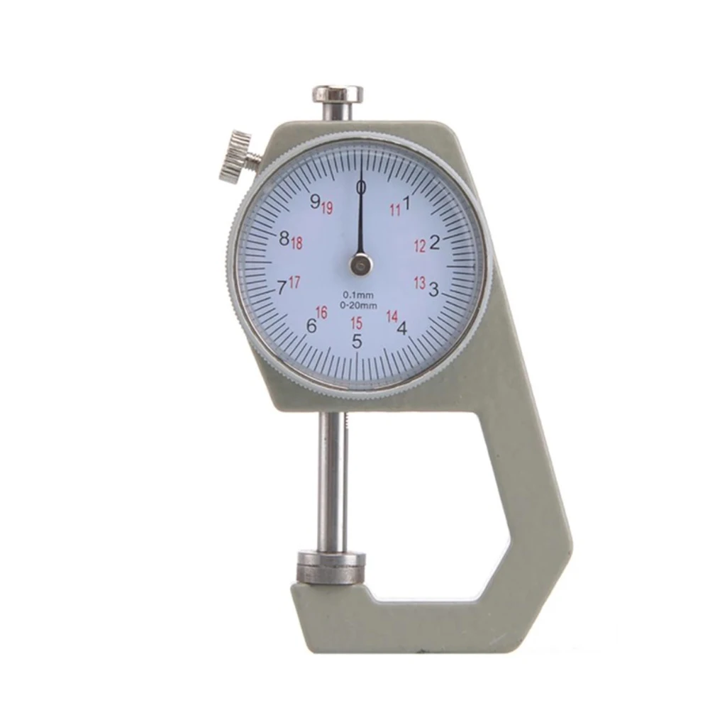 

0-20mm Dial Thickness Gauge Leather Paper Thickness Meter Tester Flat Head Thickness Gauge Measurement For Leather Flim Paper