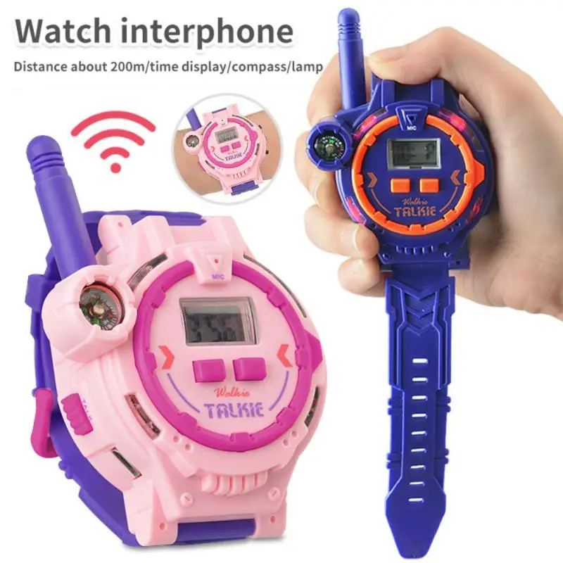

Birthday Gift Parent-child Game 150ma Toy Cell Phone Educational Toys Children Watch Interphone 200 Meters Intercom Distance