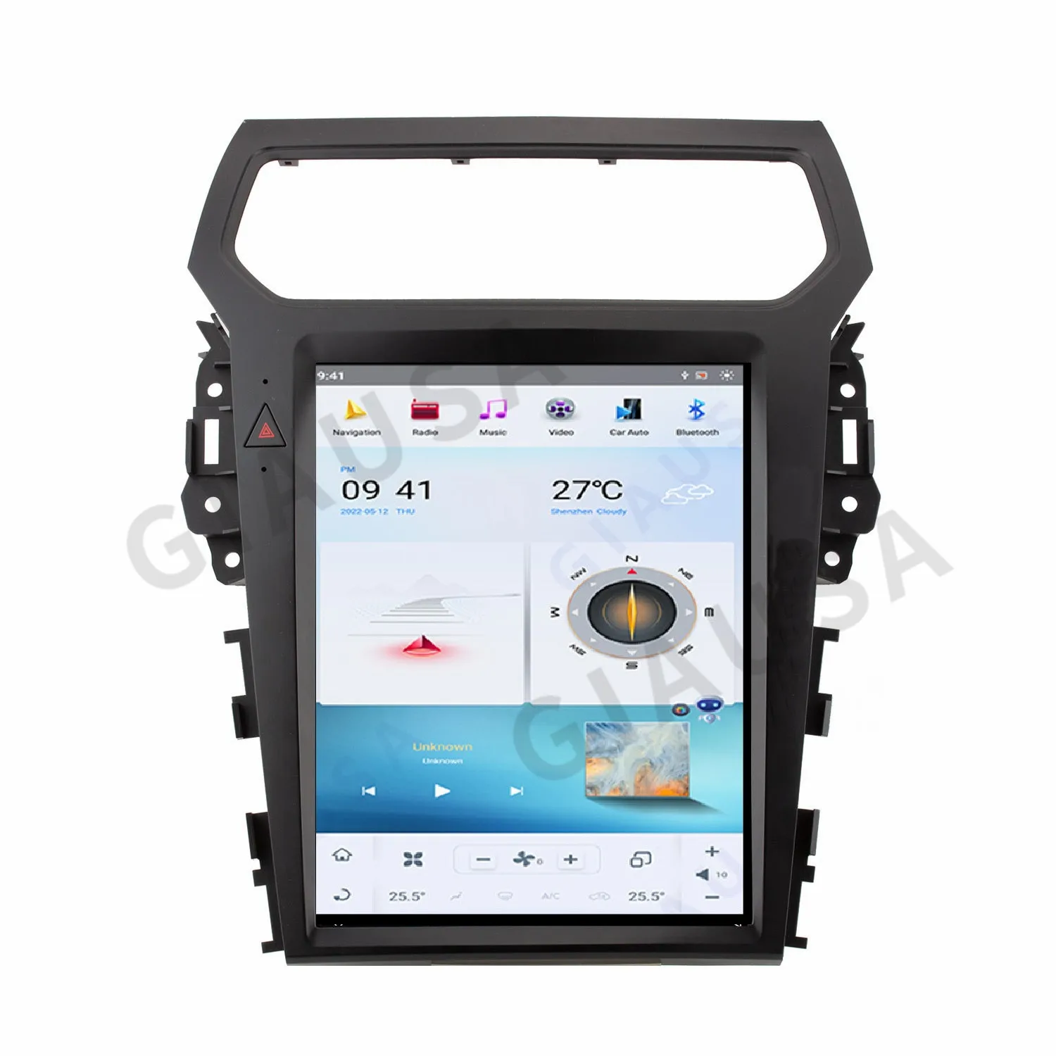 Автомобильная магнитола Tesla на Android 12 для Ford Explorer 2014 2015 2016 2017 2018 Carplay GPS Φ SIM