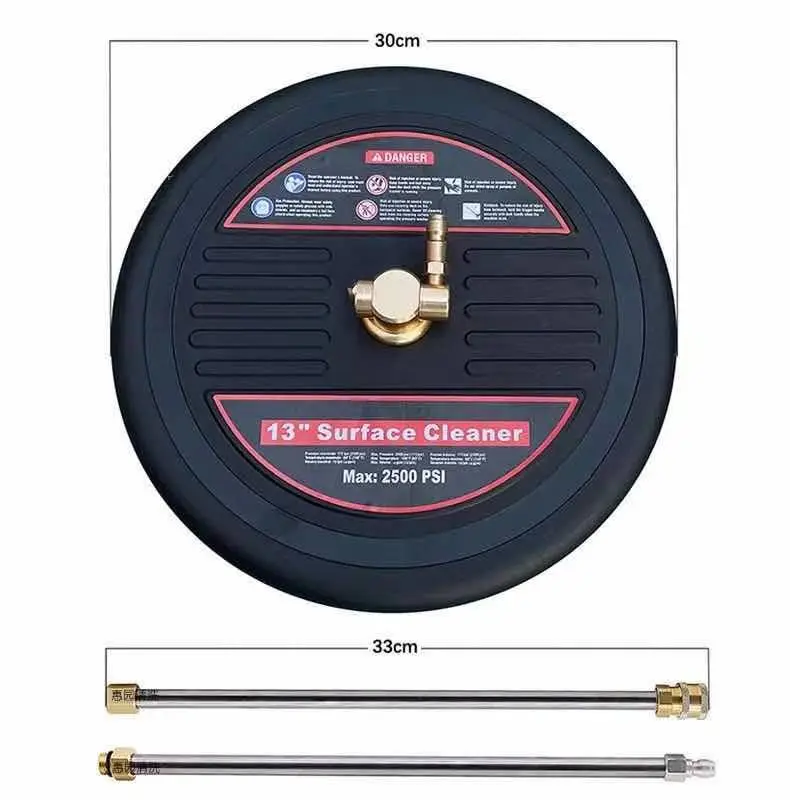 High Pressure Cleaner Round Attachment Flat Surface Cleaner 