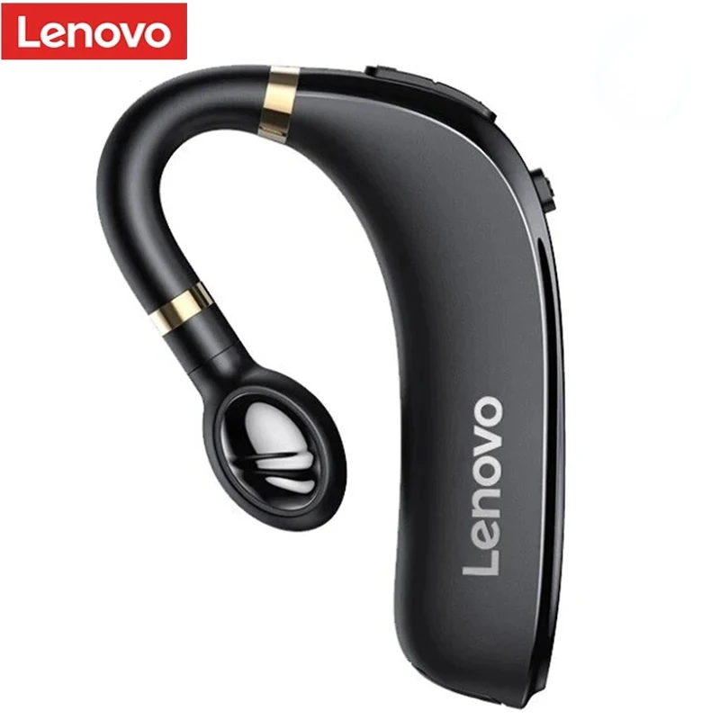 

Lenovo Original Bluetooth 5.0 Earphones Wireless HX106 Headphones Business Earhook Earbud With Mic 40 Hours For Driving Meeting