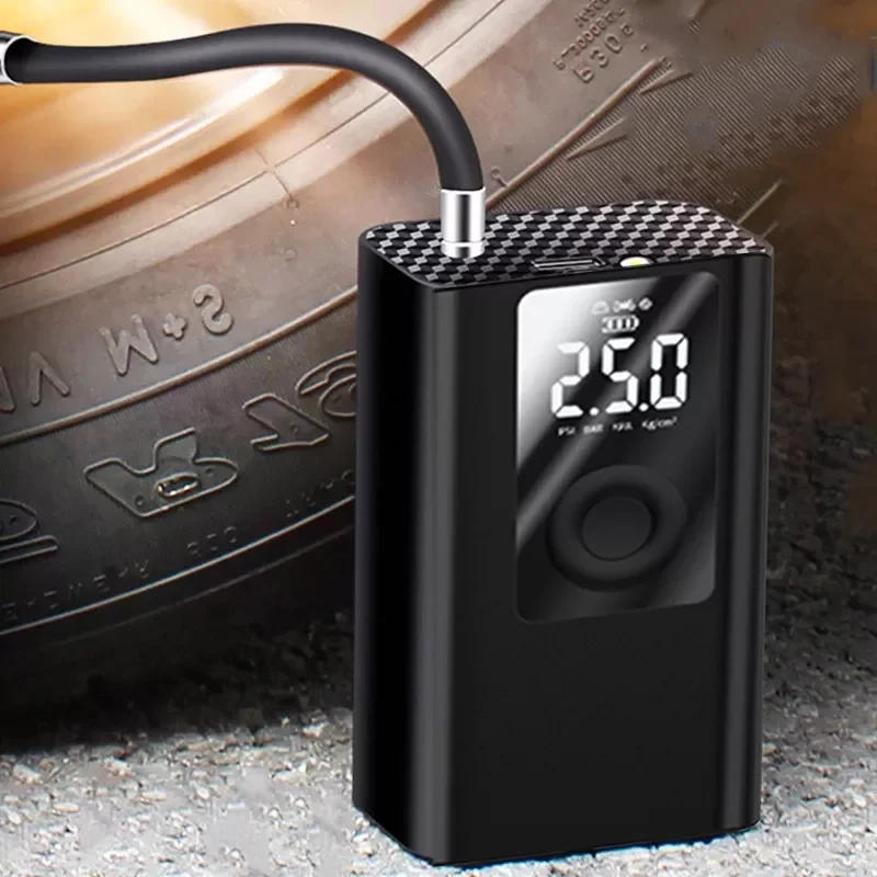 

Power Bank Wireless Electric Air Pump Portable Smart Digital Air Compressor Tire Pressure Detection For Car Bike Motorcycle Ball