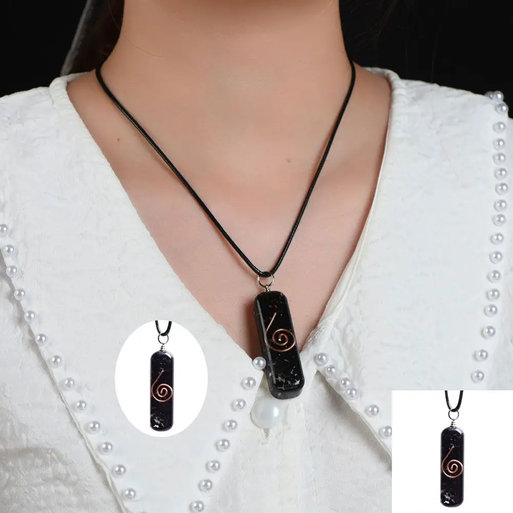 

New Jewelry Natural Fashion Black Necklace Simple Stress Relief
