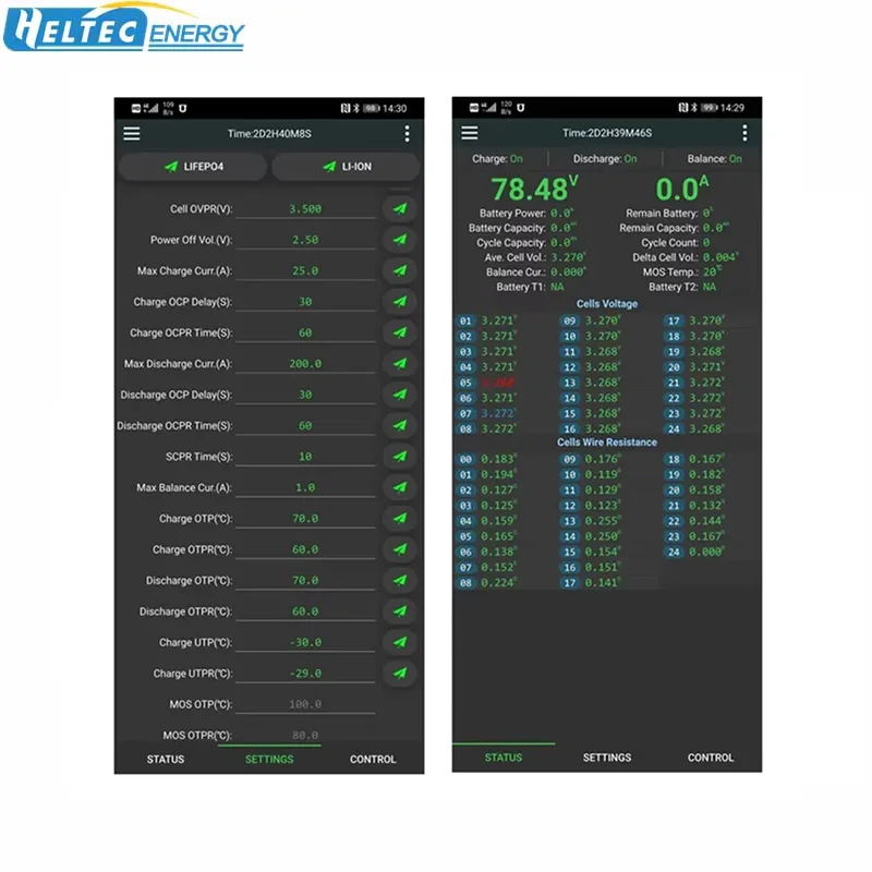 Heltec Smart Active BMS 8S-24S