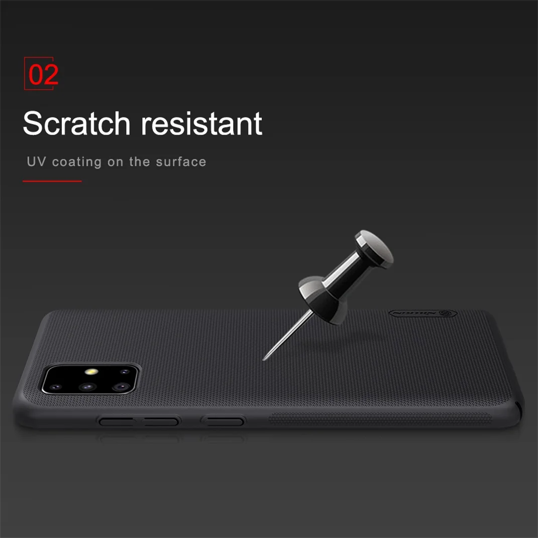 For Samsung Galaxy A51 A71 A31 A01 A11 A41 Case Nillkin Super Frosted Shield Hard PC Back Cover protector Case For Samsung A51