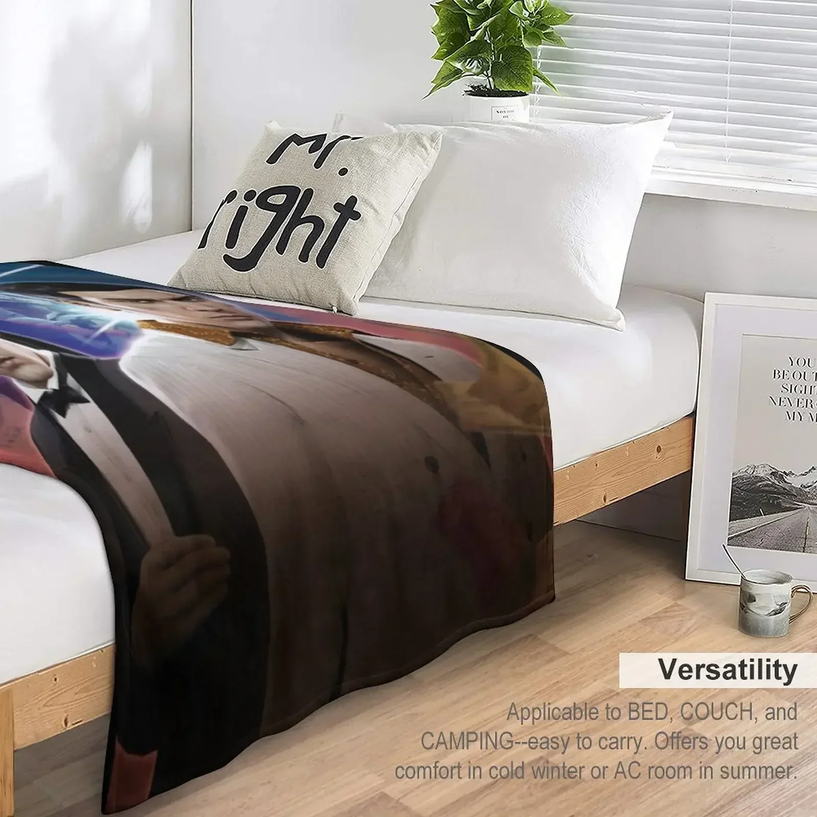 Одеяло с плакатом Yakuza 0 одеяла для украшения диванов декоративные