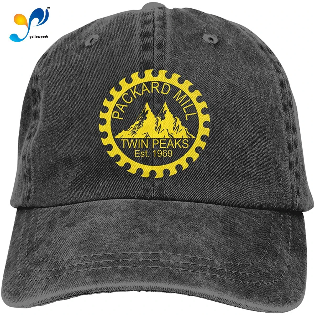 

Denim Cap Twin Peaks Packard Mill Baseball Dad Cap Adjustable Classic Sports For Men Women Hat Sombreros De Mujer Y De Hombre.