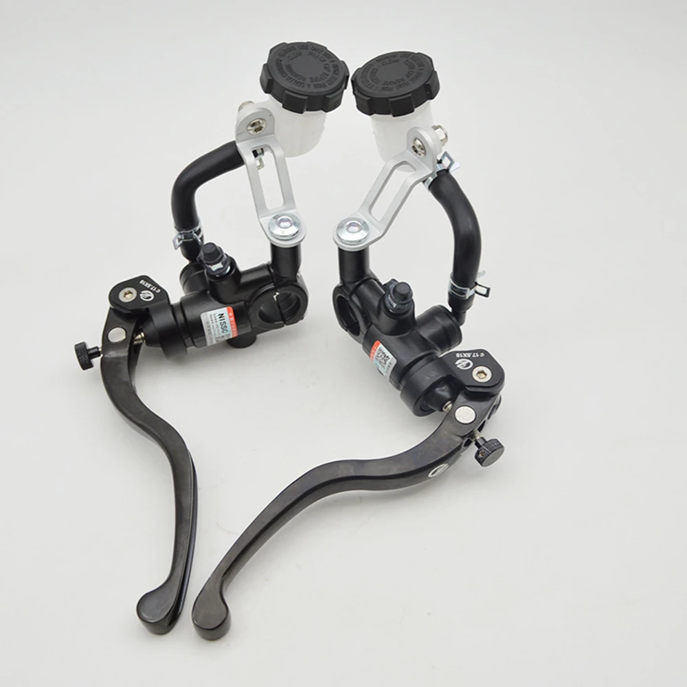 

Тормозной насос для мотоцикла, скутера, сцепления, тормозной рычаг, радиальный 17,5 мм, установка главного цилиндра 22 мм для Yamaha Kawasaki Suzuki