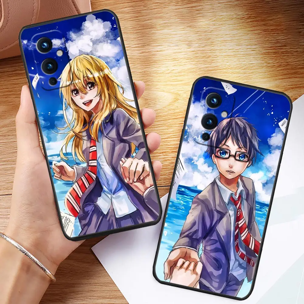 

Case For Oneplus 9 8 8T 7 7T 6 6T 5 5T NORD N100 N10 2 CE 5G Pro Silicone Case Capa Funda Coque Your Lie in April Manga anime