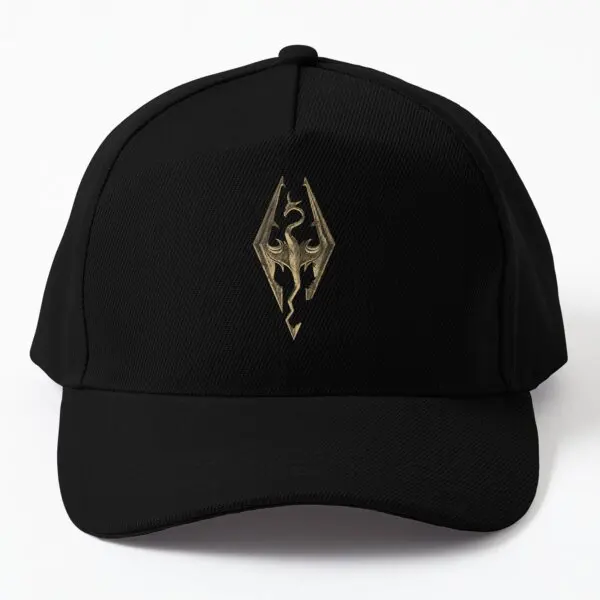 

Skyrim Seal Of Akatosh Baseball Cap Hat Casual Sport Snapback Boys Solid Color Casquette Fish Mens Women Outdoor Czapka Printed