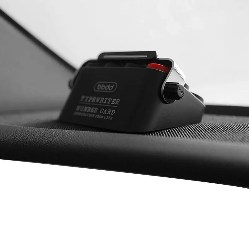 

Car Temporary Parking Phone Number Plate Temporary Parking Card Show Your Phone Number Typewriter Number Plate With 0-9 Number