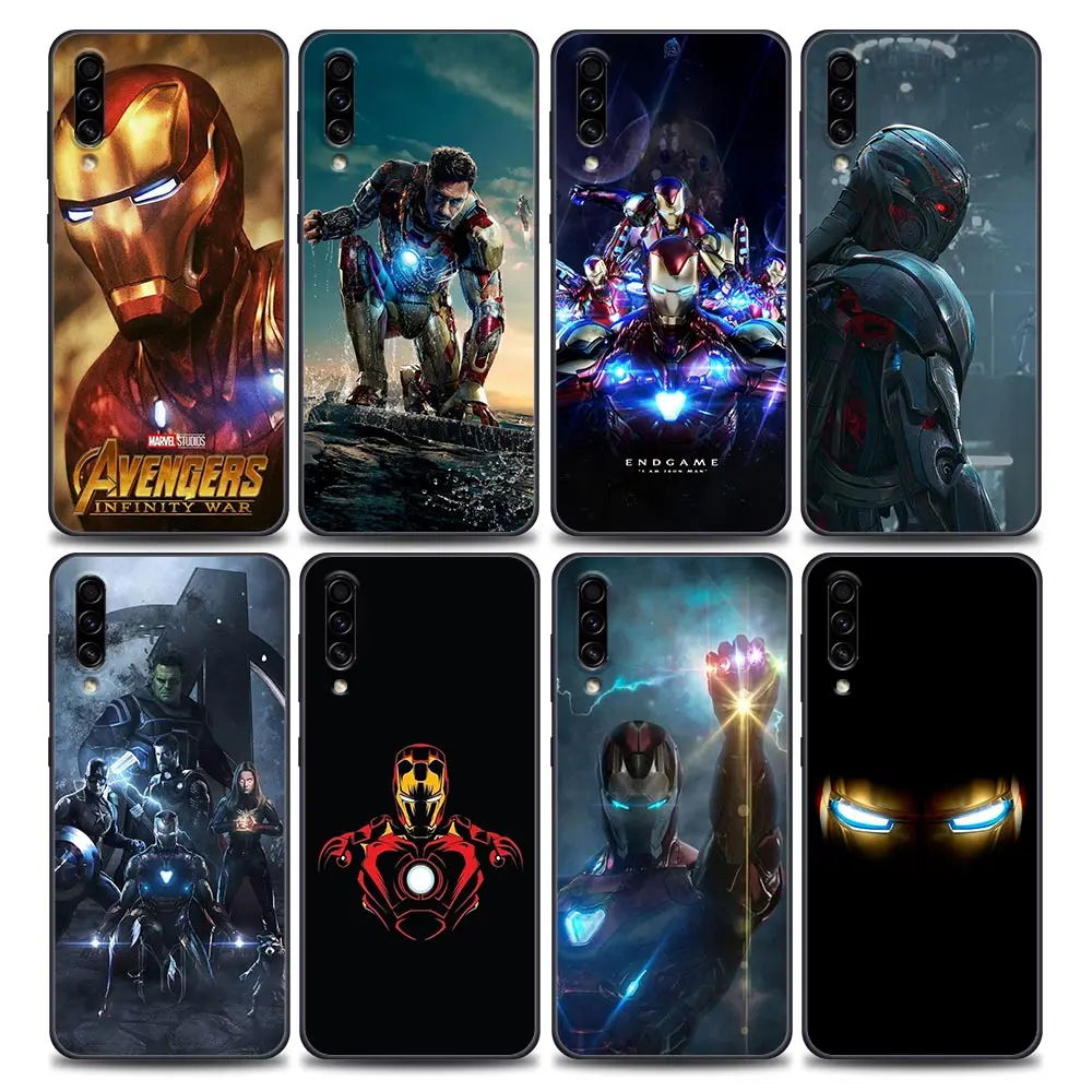 

Iron Man Avengers Case For Samsung Galaxy A50 A50s A70 A70s A30 A30s A10 A20 A40 A80 A90 A7 A9 2018 Soft Phone Cover Cases