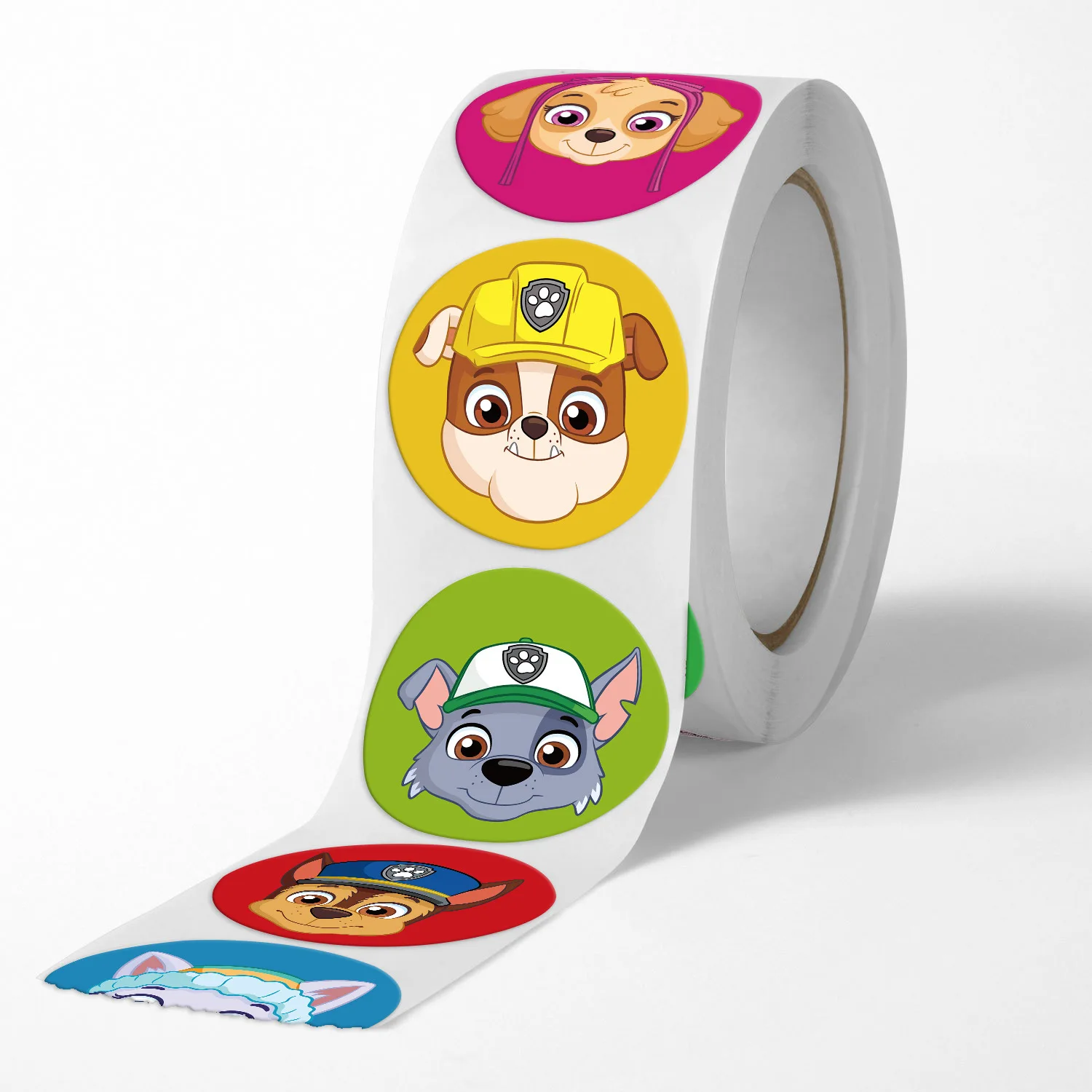 500 шт./рулон Щенячий патруль мультяшная уплотнительная наклейка сделай сам ПВХ