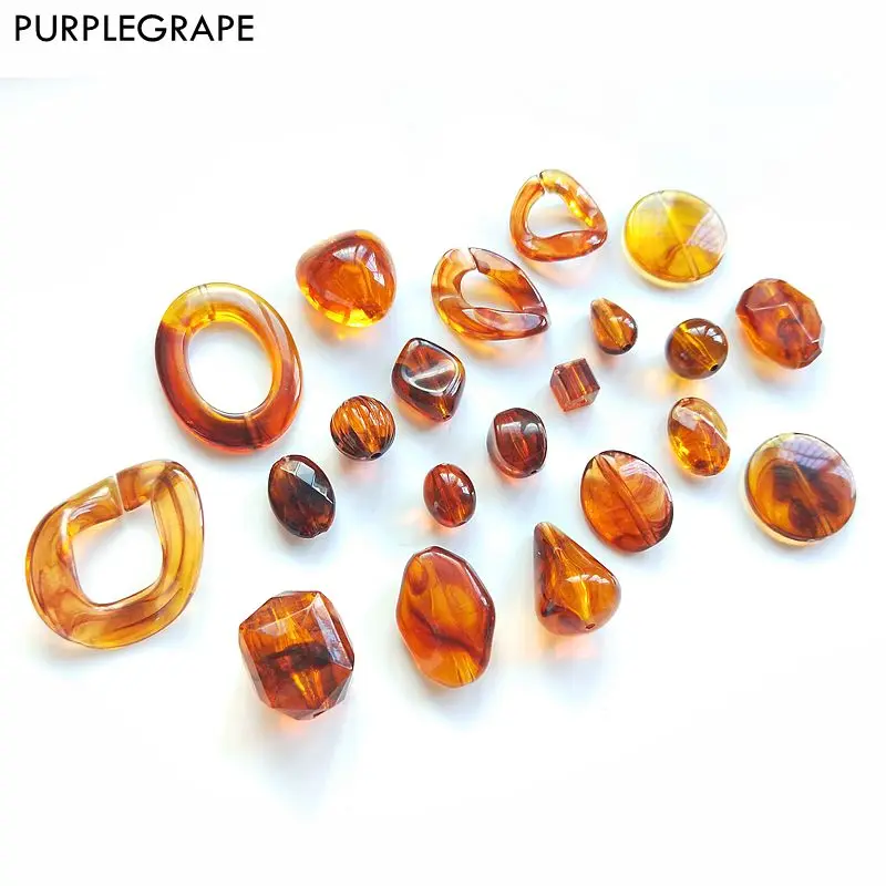 Перфорированные бусины из смолы 50 шт. серьги сделай сам аксессуары для ювелирных