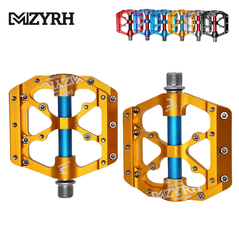 

MZYRH X12S 3 Bearings Bicycle Pedals Ultralight Anti-slip CNC BMX MTB Road Bike Pedal Cycling Sealed Bearing Bike Pedals