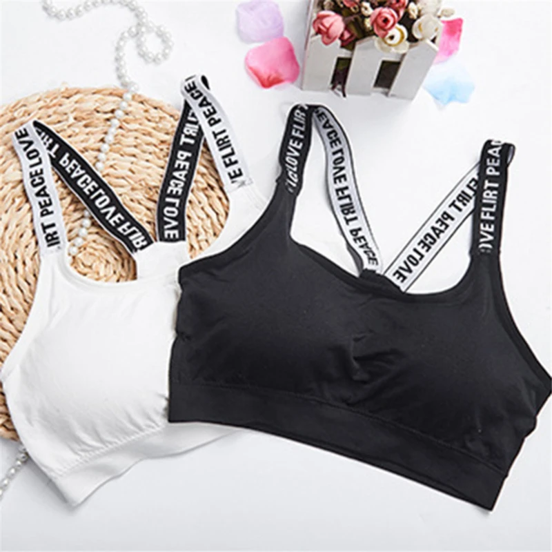 

Sexy Top For Fitness Women Push Up Cross Straps Running Gym Femme Active Wear Padded Underwear Tops Female