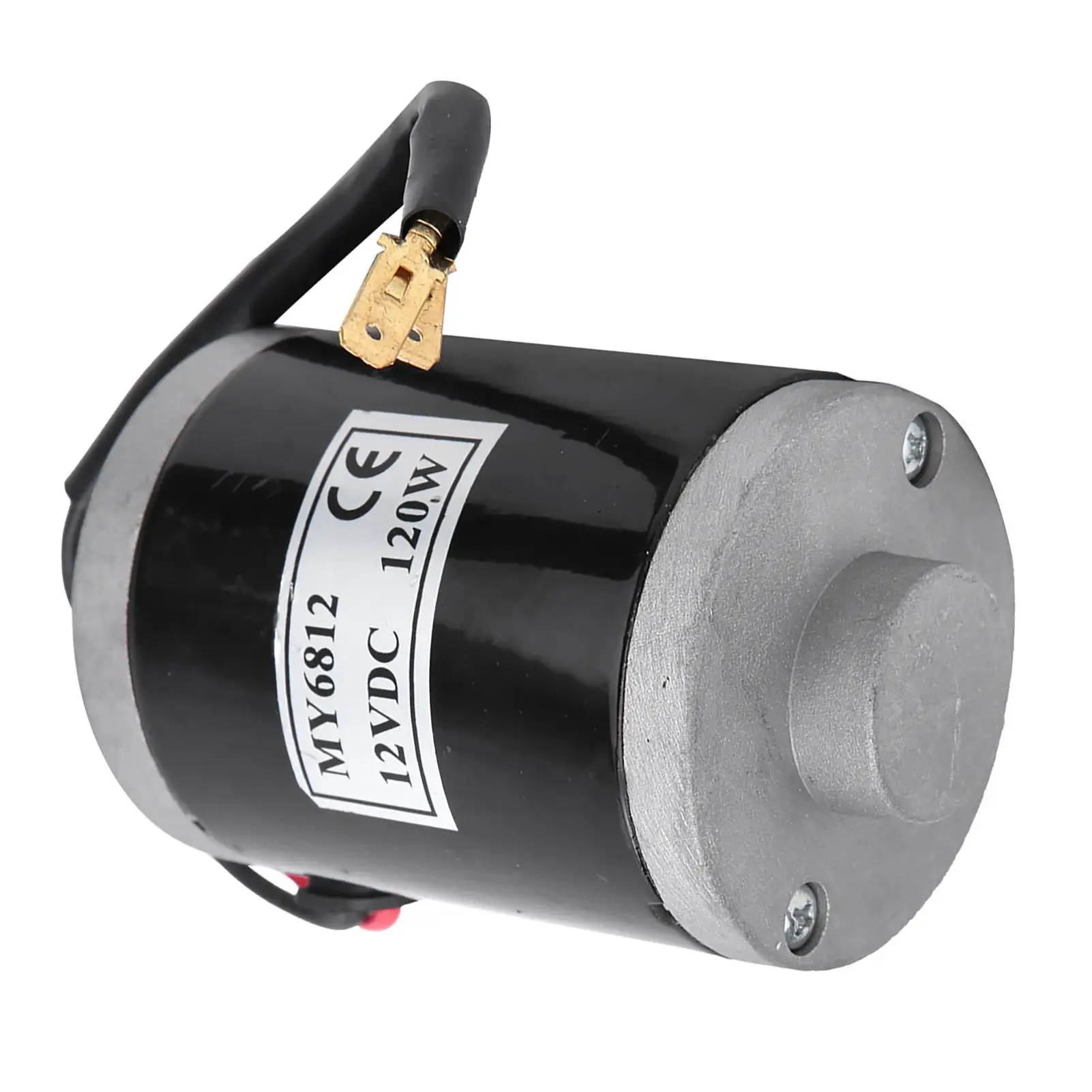 Щеточный двигатель 12 в 120 Вт с шкивом для электрического скутера и велосипеда