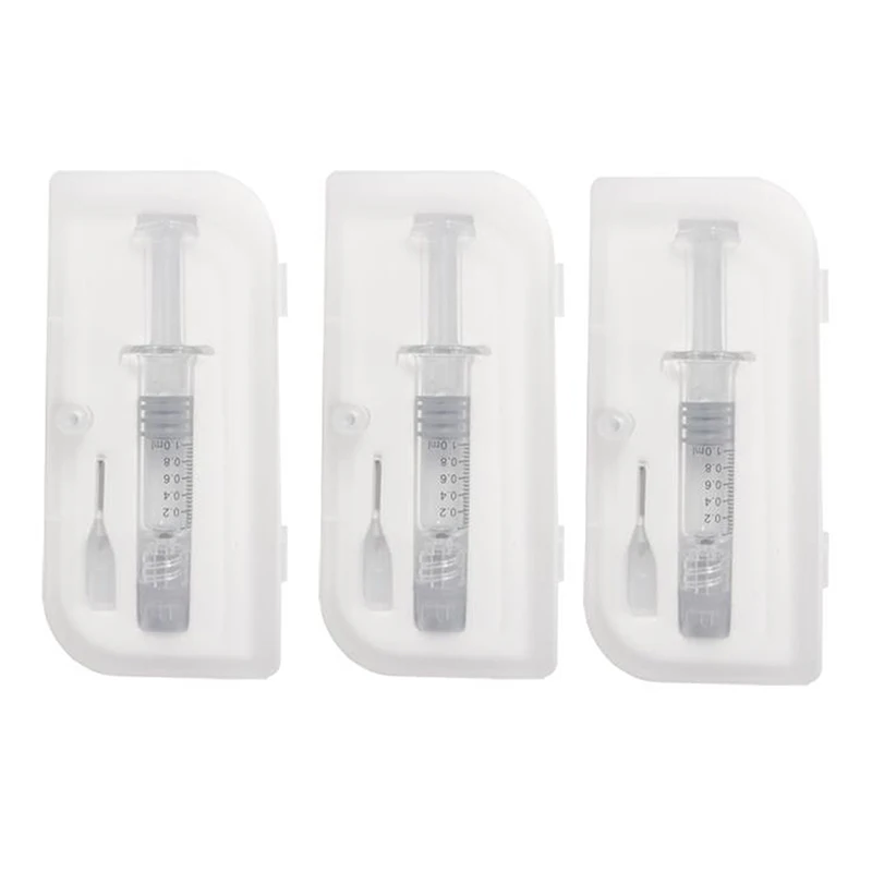 

1ml Glass Syringe Borosilicate Glass Prefillable Syringe Optional Capacity Heat-resistant Reusable Borosilicate Glass