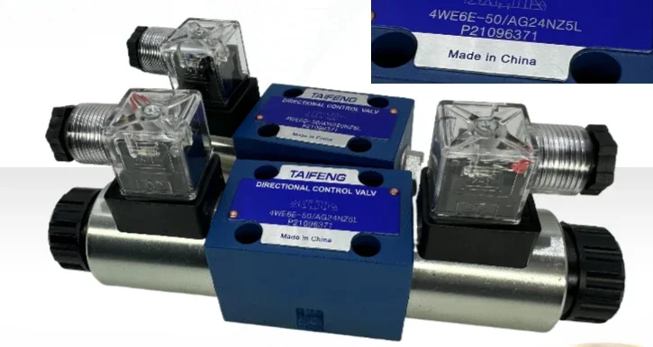 Электромагнитный клапан Taifeng 4WE6D-50/AG24NZ5L гидравлический 4WE6E-50/AG24NZ4 4WE6H