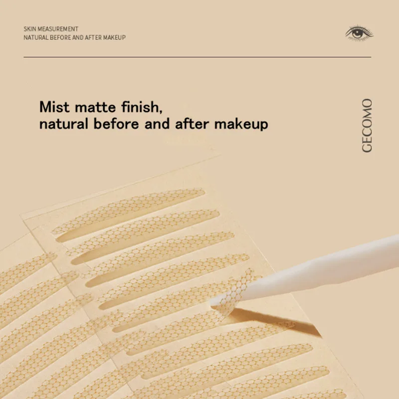 стр 450 sztuk podwójna taśma do powiek naklejka niewidoczna naturalna składana łatka na powieki samoprzylepne narzędzie makijażu oczu