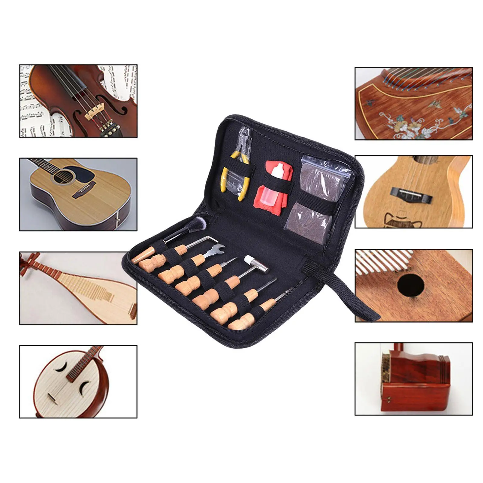Набор инструментов для гитары аксессуары инструмент ремонта и ухода замены