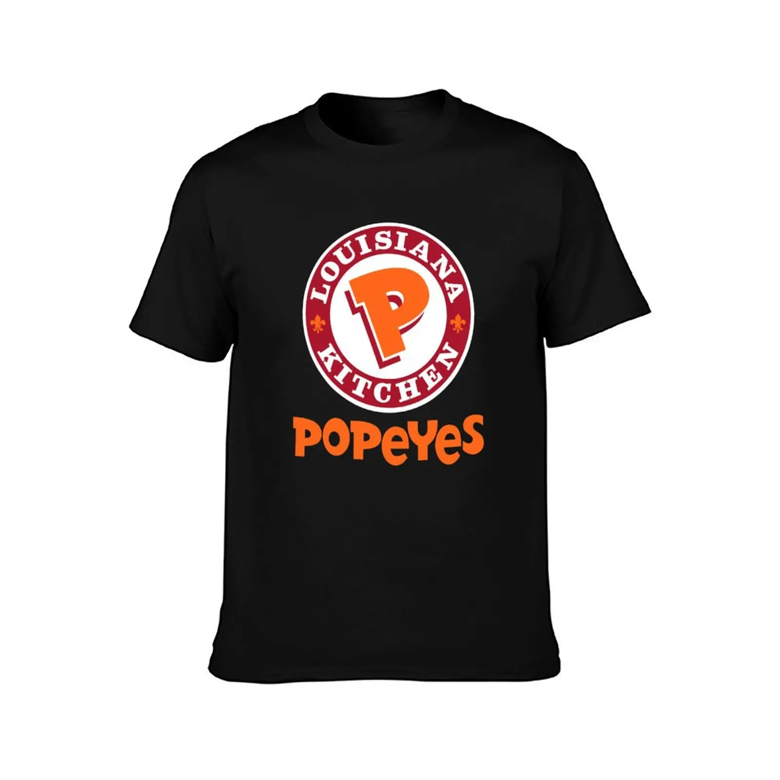 Фото Футболка с классическими логотипами Louisiana Kitchen Popeyes, свободного кроя, больших размеров №2