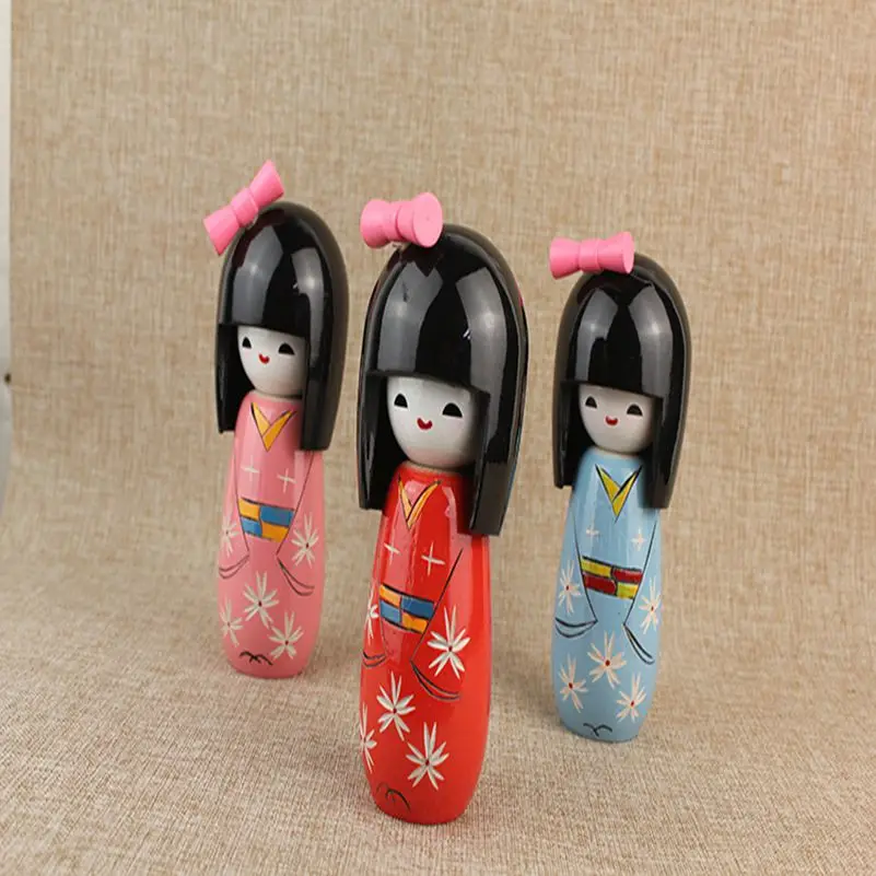 

Japanese Kokeshi doll Japanese puppet doll Japanese style home decoration size 15cmx6cm