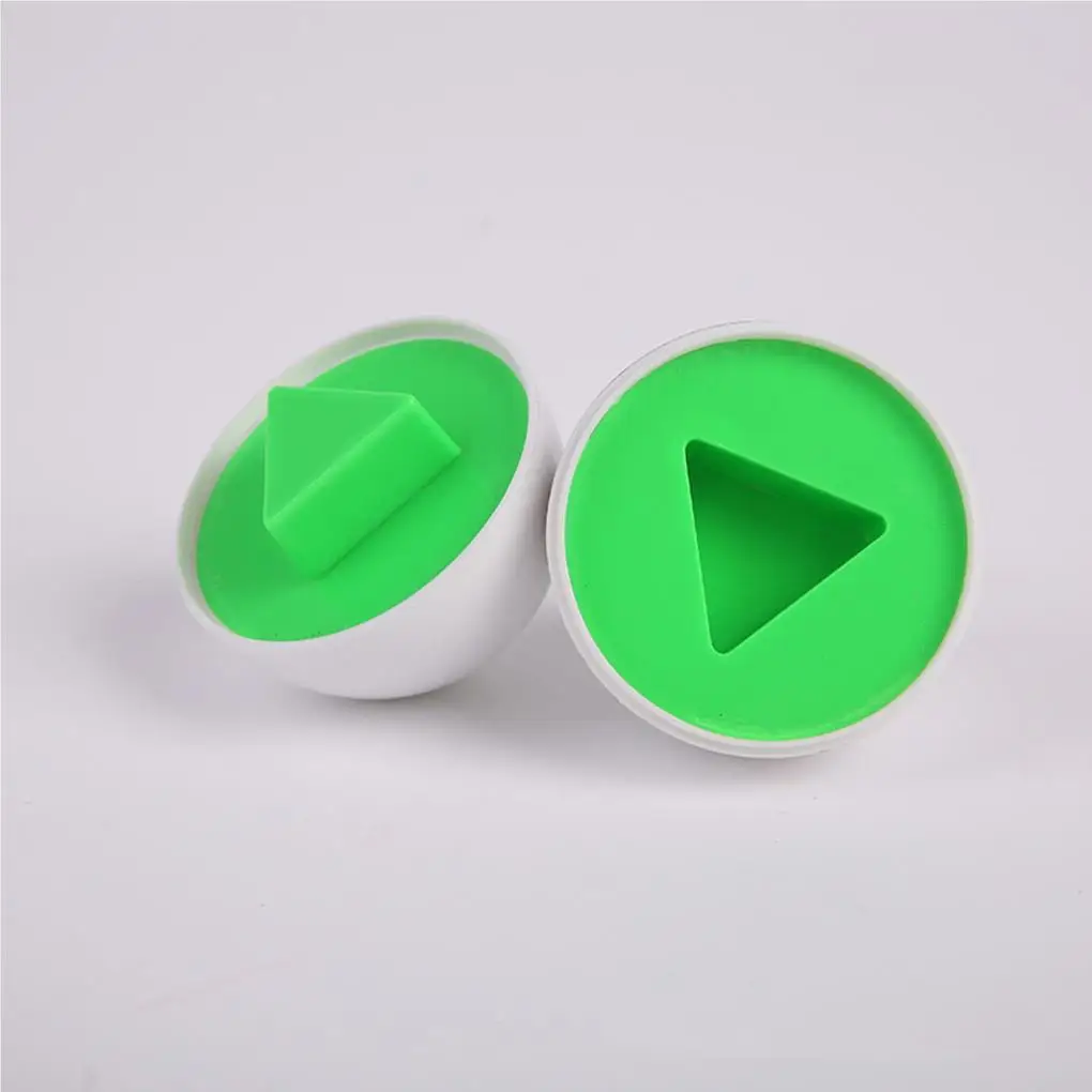 

6 Pcs Matching Eggs Geometric Shape Smart 3D Sorter Baby Educational Toys Toy