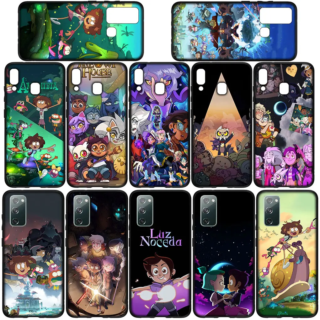 Чехол для телефона Amphibia The Owl House Samsung Galaxy A06 A16 A13 A71 A21S A22 A73 A42 A03 A02 A11 A70 A72 A7 Мягкий