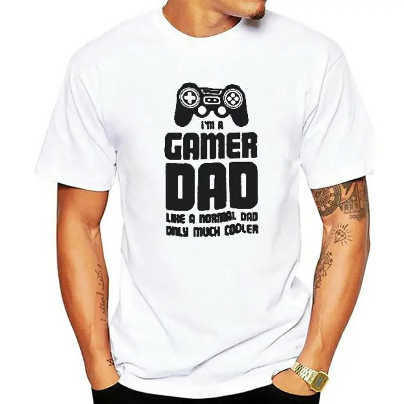 

Dad Gamer Shirts Gifts for Gamers Funny Gaming Men Dadday T-Shirt Father's Day Tee Tops