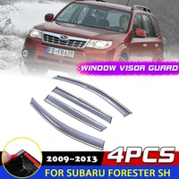 car windows visor for subaru forester sh 20092013 awnings shelters sun deflector rain eyebrow guard cover sticker accessories