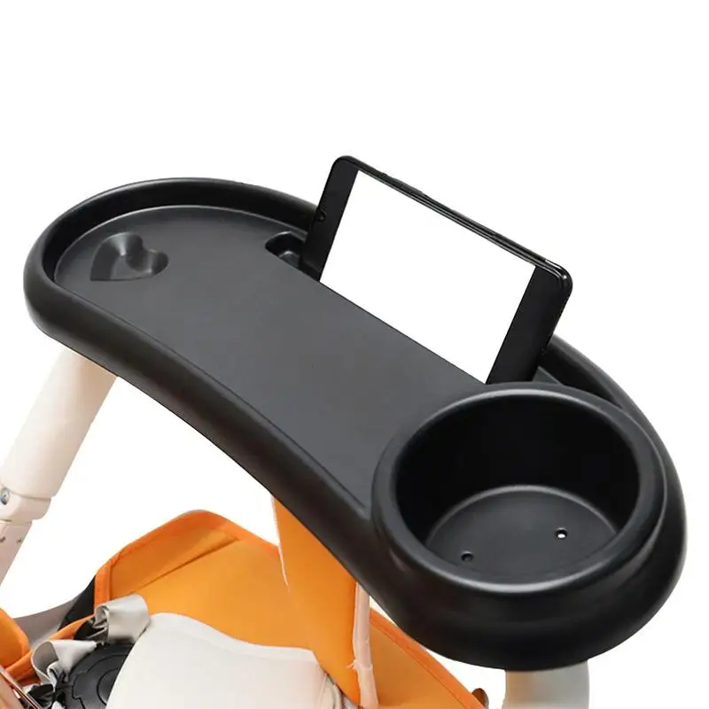 

Universal Stroller Tray 360 Degree Rotating 3 In 1 Removable Cup Holder Black Training Cups Holder For Walking Shopping Anti