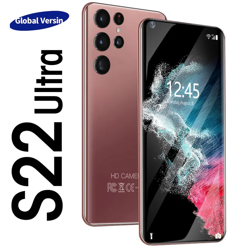 2022 New S22 Ultra 7.3 Inch Smartphones 16GB+1TB 5G Network Phone Dual SIM Android Phones Global Version Mobile Phone