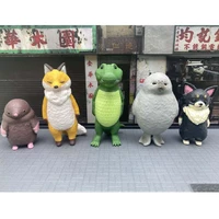 japanese genuine yell gashapon capsule toys cute void animal 2 stationary small animal crocodile seal fox decoration